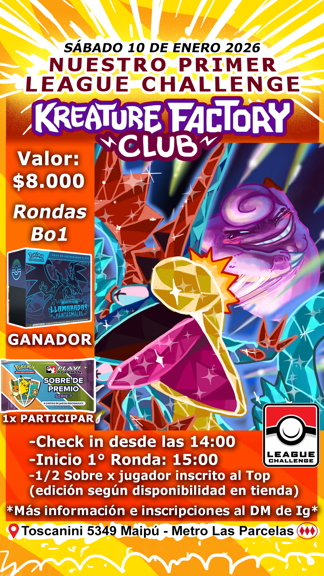 Primer Legue Challenge de KFC 10 de Enero del 2026