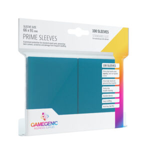 GameGenic SLEEVES Glossy 66 X 91 MM (100u) - BLUE