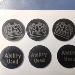 Set de 6 Marcadores de Habilidad Usada