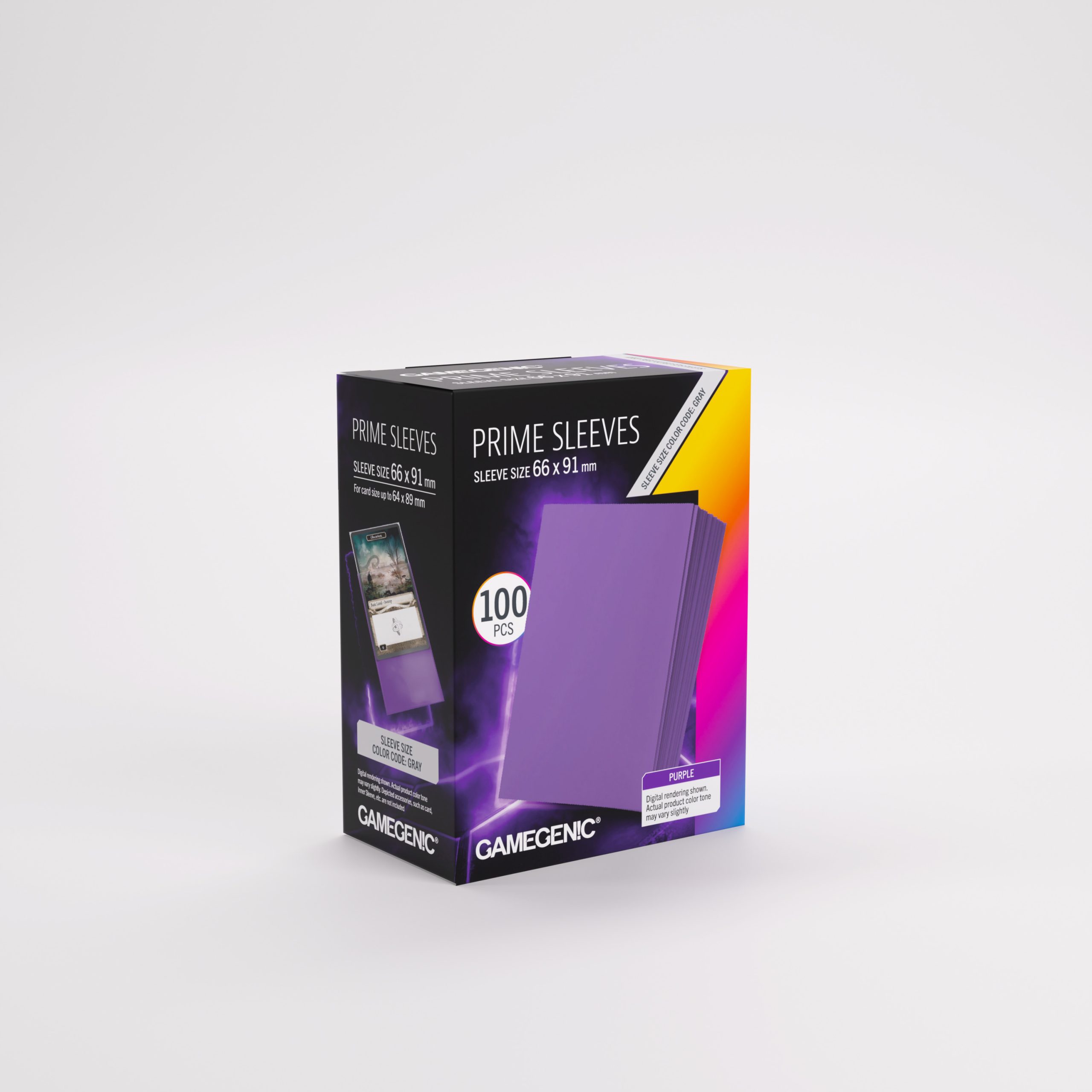 GameGenic SLEEVES Glossy 66 X 91 MM (100u) - Imagen 3