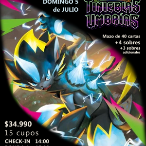Pre Lanzamiento Megaevolución-Tinieblas Umbrías 5 de Julio