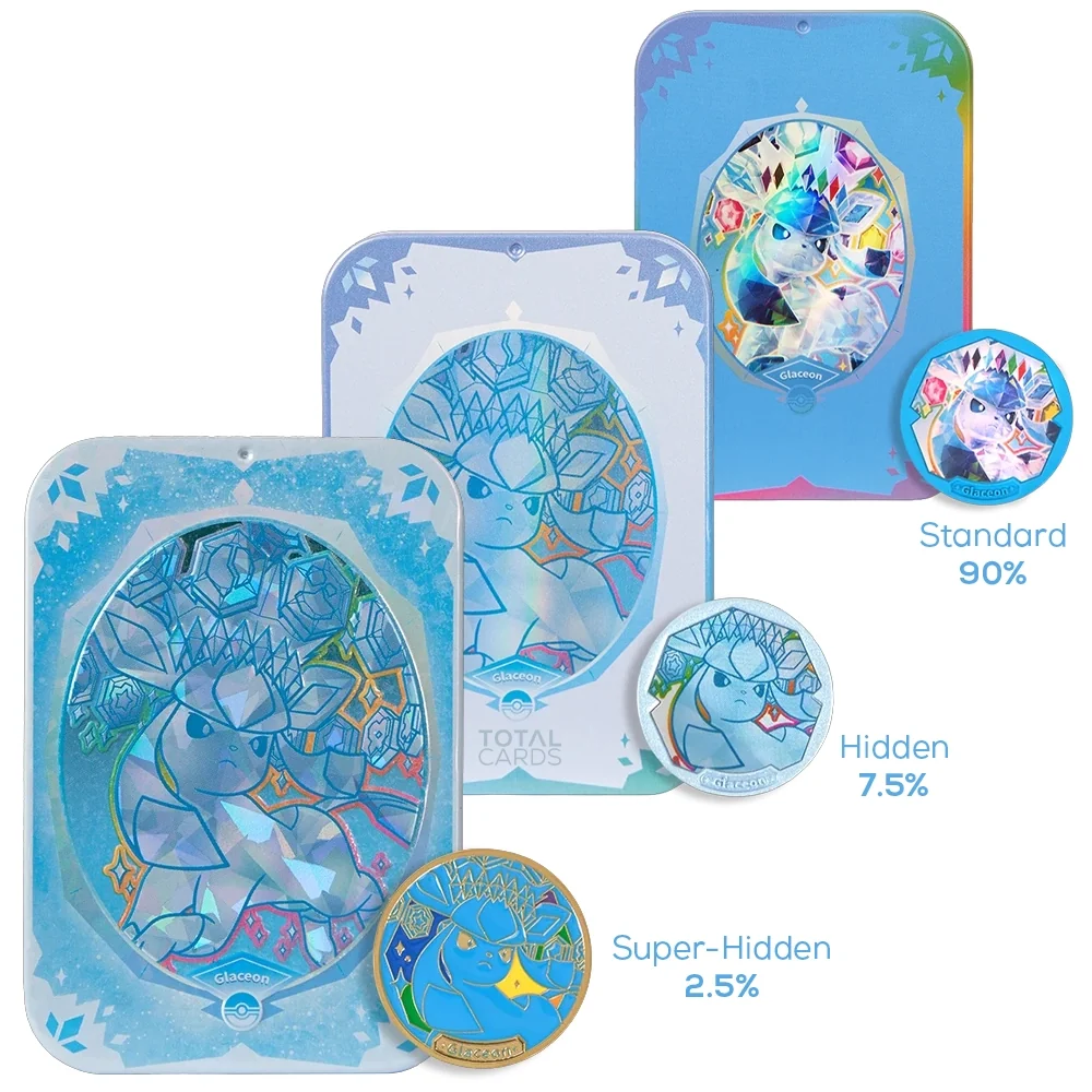 Mini Tin Pokemon Glaceon Chino simplificado -Terastal Grand Gathering- - Imagen 2