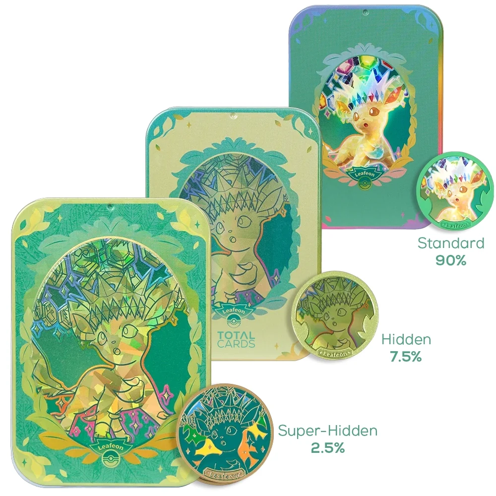 Mini Tin Pokemon Lefeon -Chino simplificado -Terastal Grand Gathering- - Imagen 2