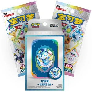Mini Tin Pokemon Vaporeon -Chino simplificado -Terastal Grand Gathering-