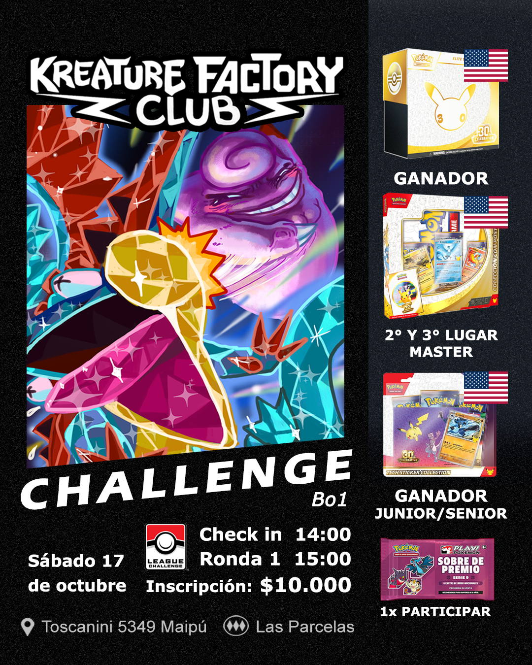 Pokemon TCG League Challenge 17 de Octubre 2026
