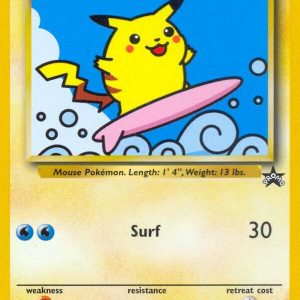 Surfing Pikachu - wotc promo 28 - LP
